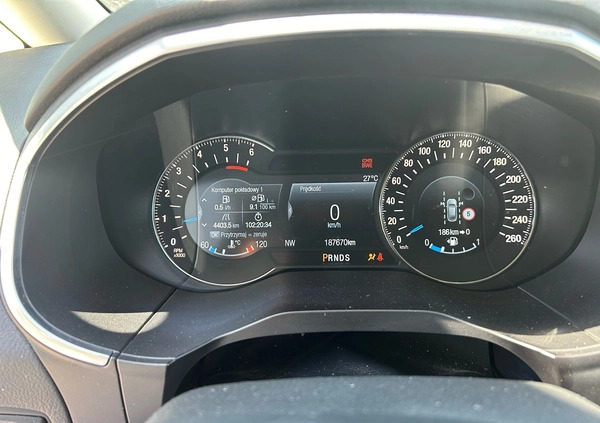 Ford Galaxy cena 73500 przebieg: 187670, rok produkcji 2018 z Kraków małe 22